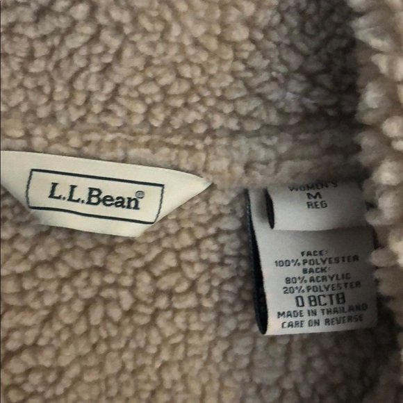 Gently used LL Bean wool coat. - Picture 6 of 6